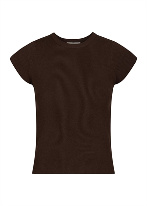 Tirra knit tee Brown Neo Noir 